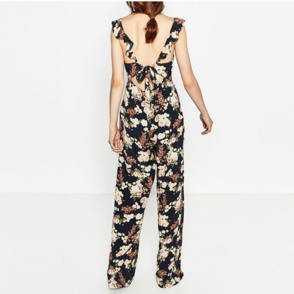 Floral Jumpsuit - Picture 2 of 2